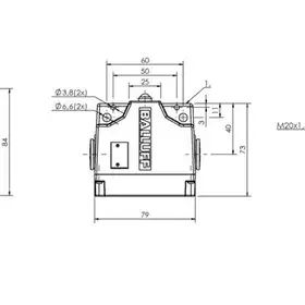 Блочный выключатель Balluff BNS 813-B04-K16-61-B-22-04