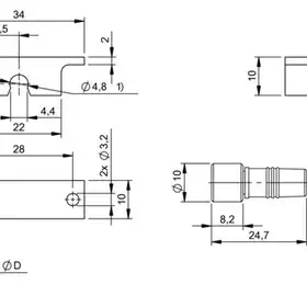 Оптоволоконный кабель Balluff BOH TJ-T48-001-01-S49F