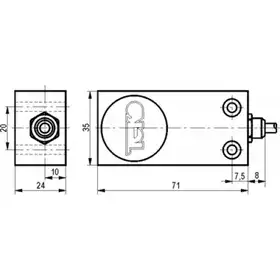Индуктивный датчик ТЕКО ISNm I14P8-43N-10-250