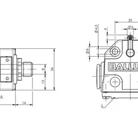 Блочный выключатель Balluff BNS 819-B02-R08-40-10-FC-S80R