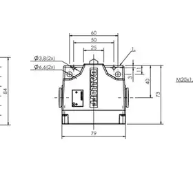 Блочный выключатель Balluff BNS 813-B06-D12-61-A-20-01