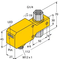 Датчик потока TURCK FCI-D06CTP-ARX-H1140
