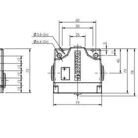 Блочный выключатель Balluff BNS 816-B05-KHG-12-610-11