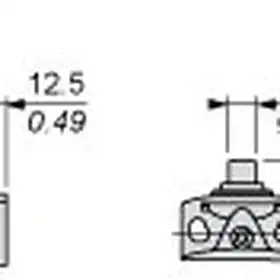 Kонцевой выключатель Telemecanique XCKP2110M12