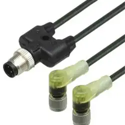 Y-образный разветвитель Pepperl Fuchs V1-W-E2-BK1M-PUR-A-T-V1-G