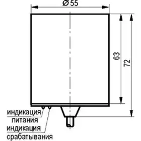 Индуктивный датчик ТЕКО ISB D101A5-31P-R25-LZ