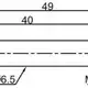 Индуктивный датчик LANBAO LR6.5QBF15DLO-E1