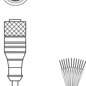Разъем с кабелем Leuze Electronic KD U-M23-CA-P1-100