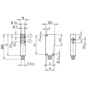 Оптический датчик Wenglor HN55PA3