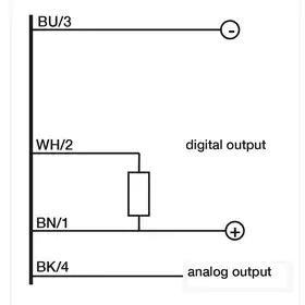 Ультразвуковой датчик расстояния DATASENSING UQ1C/G4-0E