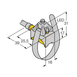 Магнитный датчик TURCK BIM-KST-AP6X