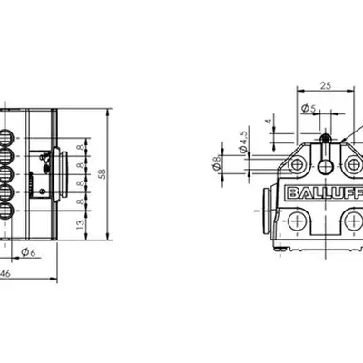 Блочный выключатель Balluff BNS 819-B05-R08-40-11