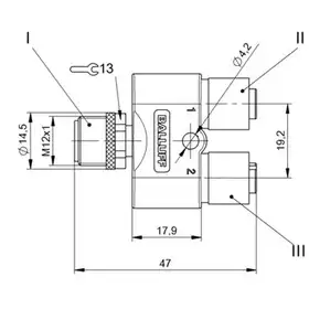 Y-образный распределитель Balluff BCC M415-M415-M415-U0003-000