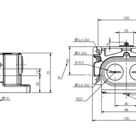 Блочный выключатель Balluff BNS 819-D02-R12-100-10-FE