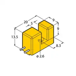Индуктивный щелевой датчик TURCK SI5-K09-Y1
