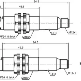 Оптический датчик LANBAO PR18S-TM10ATC-E2