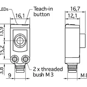 Ультразвуковой датчик Microsonic sks-15/D