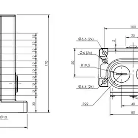 Блочный выключатель Balluff BNS 816-B10-PA-12-602-11