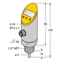 Датчик температуры TURCK TS-530-LI2UPN8X-H1141-L016
