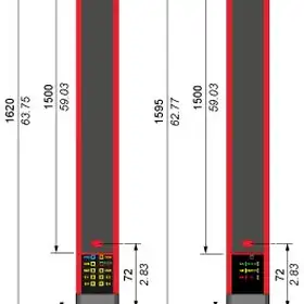 Cветовой барьер безопасности Telemecanique XUSL4MA40H151N
