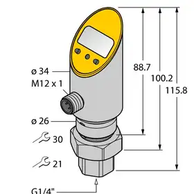 Датчик давления TURCK PS001A-501-2UPN8X-H1141