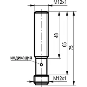 Индуктивный датчик ТЕКО ISB AC23A-22-2-LPS4