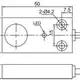 Индуктивный датчик LANBAO LE50SF05DPO