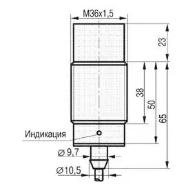 Индуктивный датчик ТЕКО ISNtEx EF9A8-43P-20-LZ-C-P-4