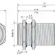 Индуктивный датчик Telemecanique XS630B1MBU20