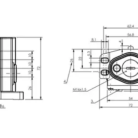 Блочный выключатель Balluff BNS 819-B04-D10-46-11-FC