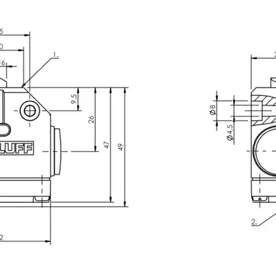 Одиночный выключатель Balluff BNS 819-100-D-11-FC