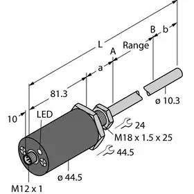 Датчик линейных перемещений TURCK LTX6000M-F10-SSI2-GAF1-X3-H1161