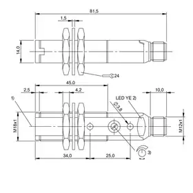 Оптический датчик Balluff BOS 18KF-NA-1LQP-S4-C