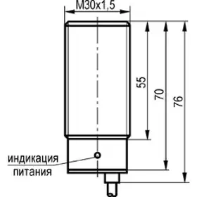 Индуктивный датчик расстояния ТЕКО ISAB A82A-43P-10-P