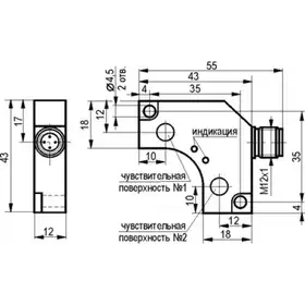 Индуктивный датчик ТЕКО ISB KC11P-31N-4-LZS4/D