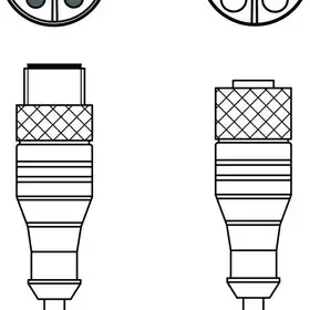 Соединительный кабель Leuze Electronic KDS PL-M12-5A-M12-5A-P0-020