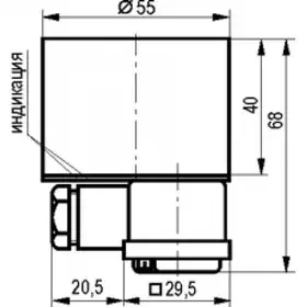 Индуктивный датчик ТЕКО ISB DT10A-32P-25-LZ