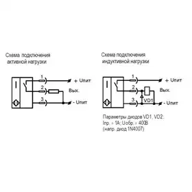 Индуктивный датчик ТЕКО ISBt AC4A8-31P-8F-LZR9-C-0,3