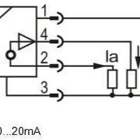 Индуктивный датчик расстояния LANBAO LE80XZSN50LIM-D