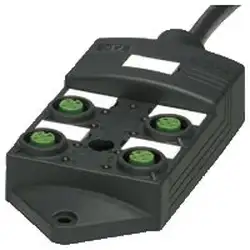 Распределительная коробка для датчиков Pepperl Fuchs V1-4A-E2-5M-PUR