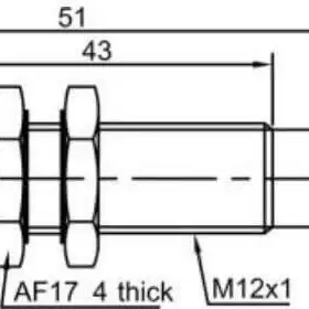 Индуктивный датчик LANBAO LR12XBF02EPO