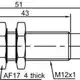 Индуктивный датчик LANBAO LR12XBF02EPO
