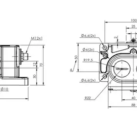 Блочный выключатель Balluff BNS 813-D02-R12-100-12-02-FD-S80R