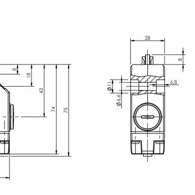 Одиночный выключатель Balluff BNS 813-FL-60-186-FC