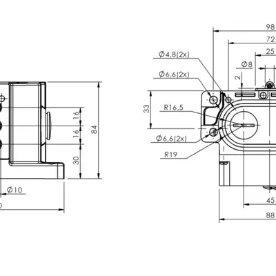 Блочный выключатель Balluff BNS 819-D03-R16-62-10-FD