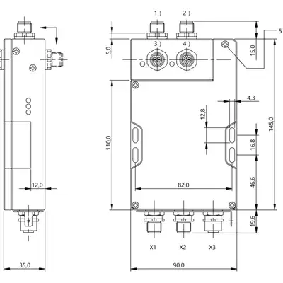 Блок обработки RFID Balluff BIS C-6002-019-655-03-ST11
