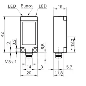 Оптический датчик Baumer FHDK 20P6901/S35A