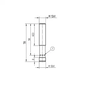 Индуктивный датчик Wenglor IB040BM70TA3