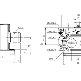 Блочный выключатель Balluff BNS 813-D04-R12-100-20-01-S90R