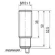 Индуктивный датчик ТЕКО ISB A4S8-31P-8-LZ-15